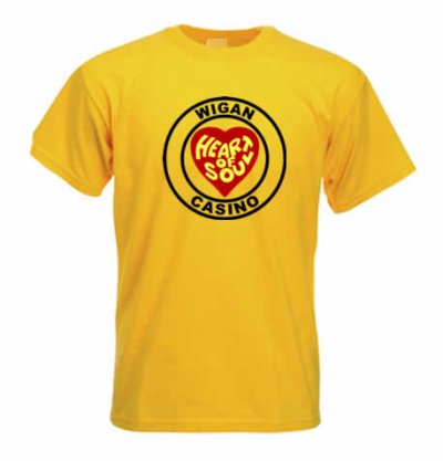 Northern Soul T Shirt - Heart of Soul Wigan Casino ss118