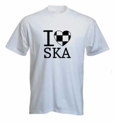 I Love SKA T shirt