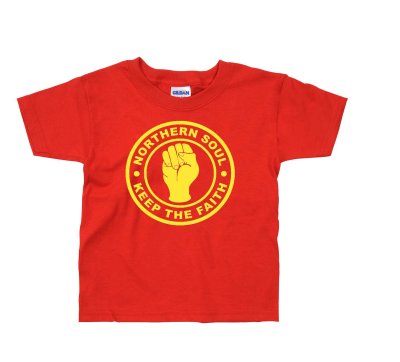 Childrens Northern Soul T Shirt - Keep The Faith ss122