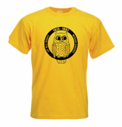 Northern Soul T shirt - Wigan Casino up all night ss214